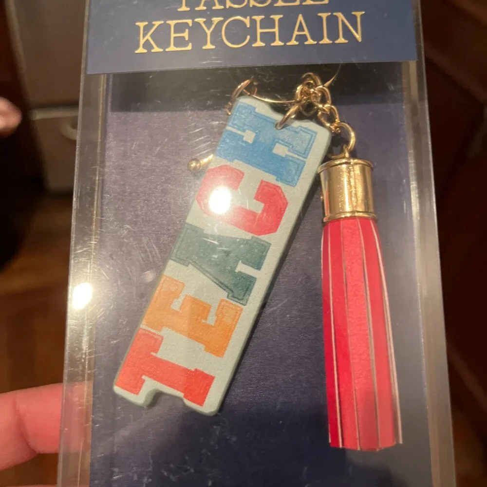 Teacher Tassel Keychain (new‎ / w/a/x)